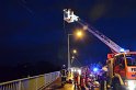 Einsatz BF Hoehenretter Koelner Seilbahn Hoehe Zoobruecke P2315